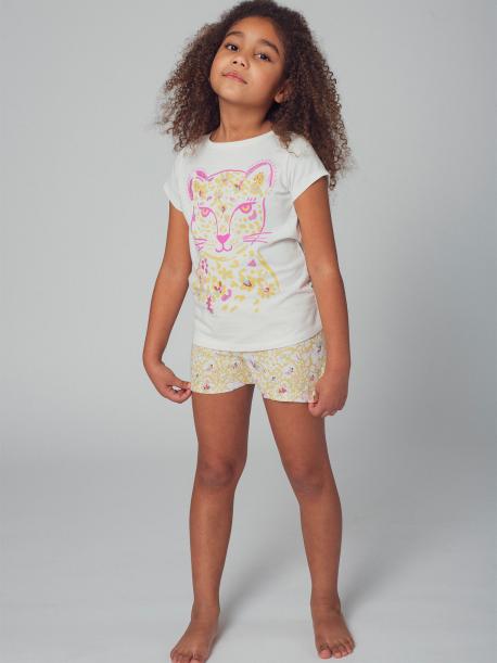 Пижама с коротким рукавом для девочки 
