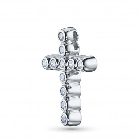 Подвеска из серебра э0612пд06111300_white ЭПЛ Даймонд