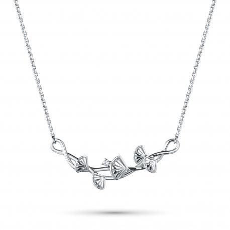 Колье из белого золота с бриллиантом э4701кл04211029 ЭПЛ Даймонд