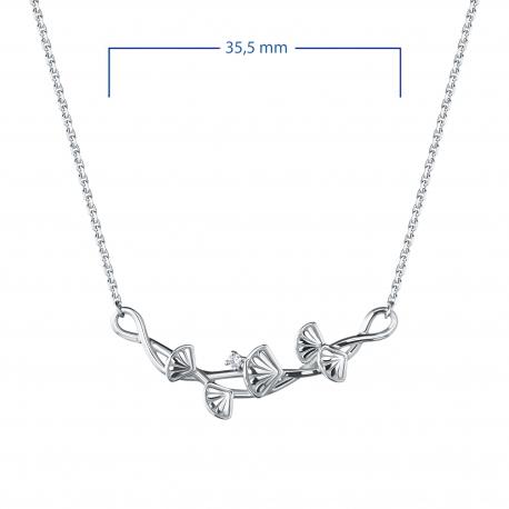 Колье из белого золота с бриллиантом э4701кл04211029 ЭПЛ Даймонд