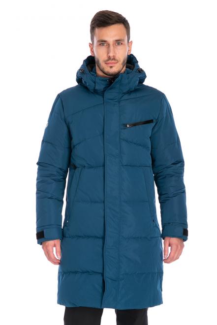 Мужской зимний Пуховик  Серо-синий, 76707 (62, 6xl) Lafor