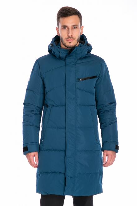 Мужской зимний Пуховик  Серо-синий, 76707 (62, 6xl) Lafor