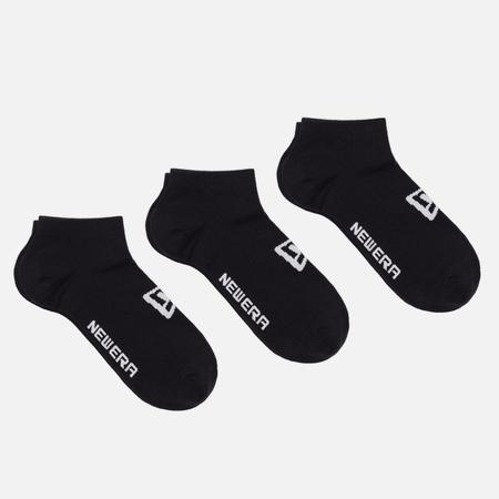 Комплект носков  Flag Sneaker 3-Pack, цвет чёрный, размер 43-46 EU New Era