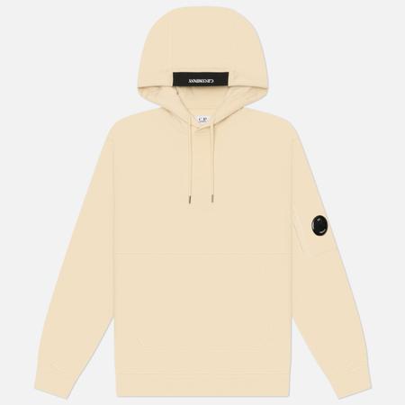 Мужская толстовка  Diagonal Raised Fleece Lens Regular Fit Hoodie, цвет бежевый, размер L C.P. COMPANY