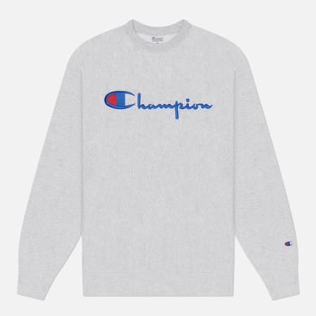 Мужская толстовка  Pinnacle Heavyweight Brushed Fleece Interior Crewneck, цвет серый, размер S CHAMPION REVERSE WEAVE