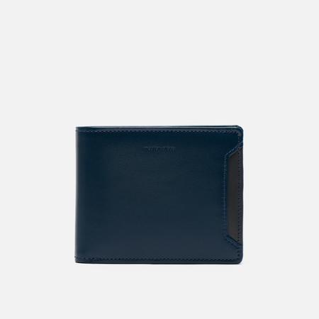 Кошелек  Notch Leather Billfold Middle, цвет синий Master-Piece