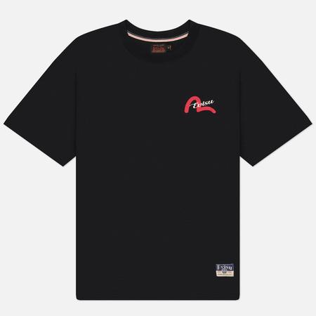 Мужская футболка  Heritage Godhead Printed Relax Fit, цвет чёрный, размер L Evisu