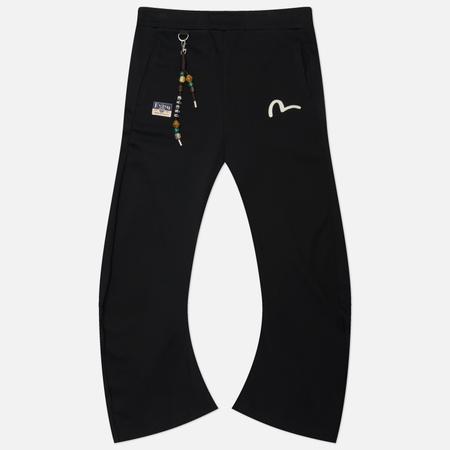 Мужские брюки  Heritage Seagull Printed Detachable Cord, цвет чёрный, размер S Evisu