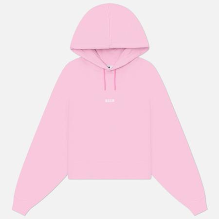 Женская толстовка  Micrologo Cotton, цвет розовый, размер L MSGM