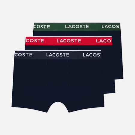 Комплект мужских трусов  Underwear 3-Pack Stretch Cotton Trunks, цвет комбинированный, размер M Lacoste