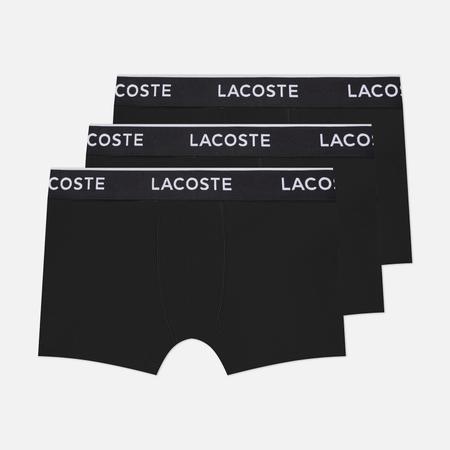 Комплект мужских трусов  Underwear Trunks 3-Pack, цвет чёрный, размер L Lacoste