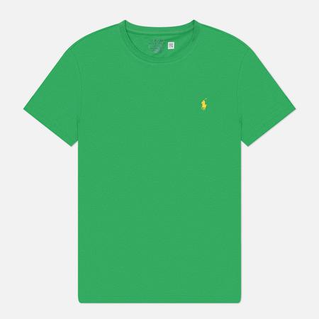 Мужская футболка  Classic Crew Neck 26/1 Jersey, цвет зелёный, размер S Polo Ralph Lauren