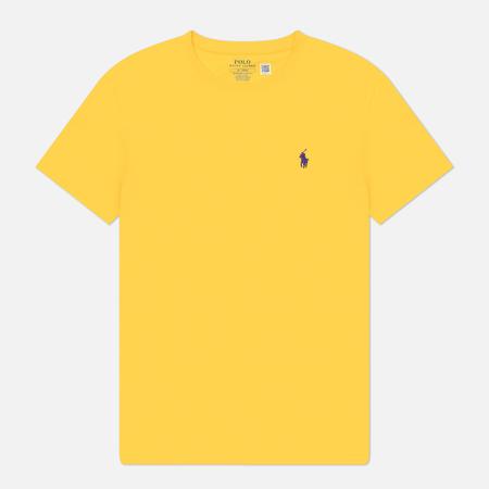 Мужская футболка  Classic Crew Neck 26/1 Jersey, цвет жёлтый, размер XXL Polo Ralph Lauren