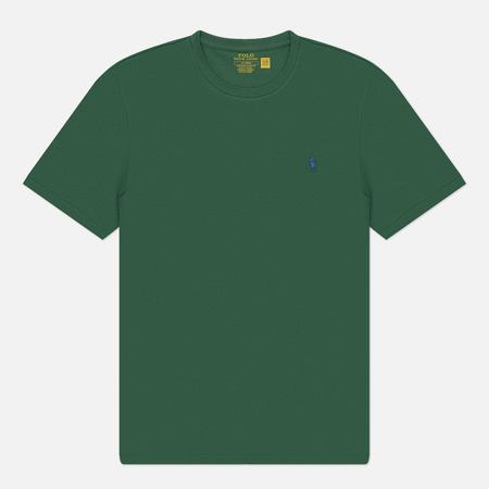 Мужская футболка  Classic Crew Neck 26/1 Jersey, цвет зелёный, размер XL Polo Ralph Lauren