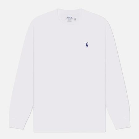 Мужской лонгслив  Embroidered Logo Classic Fit, цвет белый, размер XL Polo Ralph Lauren