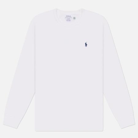 Мужской лонгслив  10/1 Jersey Classic, цвет белый, размер S Polo Ralph Lauren
