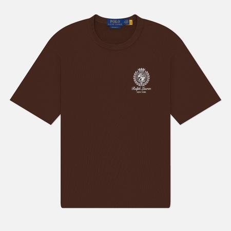 Мужская футболка  Relaxed Fit Jersey Graphic, цвет коричневый, размер XXL Polo Ralph Lauren