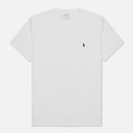 Мужская футболка  BCI Liquid Cotton Sleep Top Crew Neck, цвет белый, размер M Polo Ralph Lauren