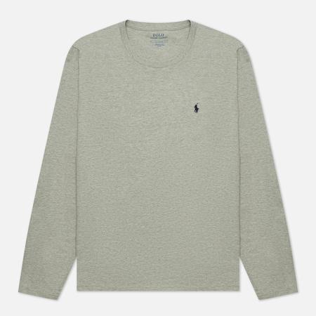 Мужской лонгслив  BCI Liquid Cotton Sleep Top Crew Neck, цвет серый, размер XXL Polo Ralph Lauren