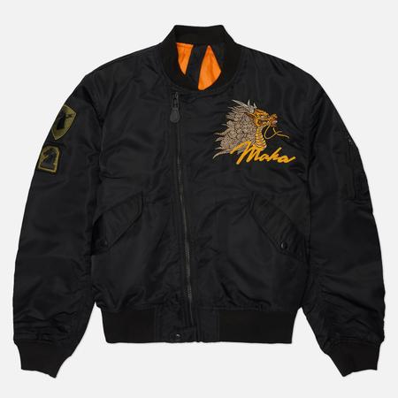 Мужская куртка бомбер  Fire Kirin Tour Asym L2B, цвет чёрный, размер L MAHARISHI