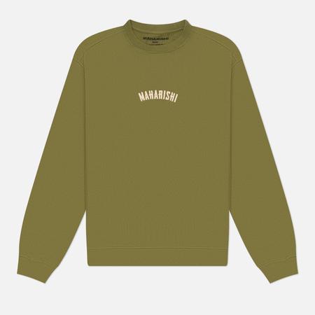 Мужская толстовка  Organic Crew, цвет оливковый, размер XXL MAHARISHI