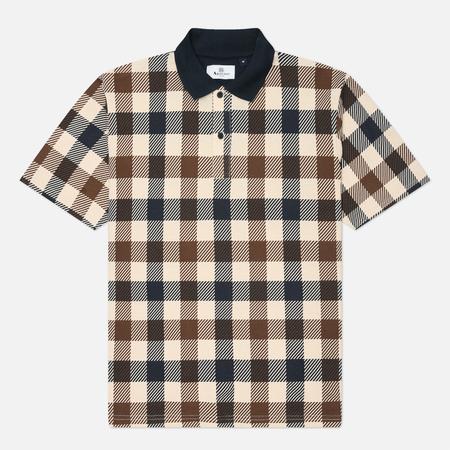 Мужское поло  Macro Iconic, цвет синий, размер S Aquascutum