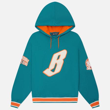 Мужская толстовка  Flying B Chenille Oversized Popover Hoodie, цвет голубой, размер S Billionaire Boys Club