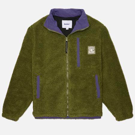 Мужская флисовая куртка  Terrain Highpile, цвет зелёный, размер M BUTTER GOODS