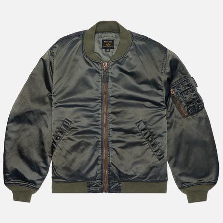 Мужская куртка бомбер  x thisisneverthat MA-1 Flight, цвет серый, размер M Alpha Industries