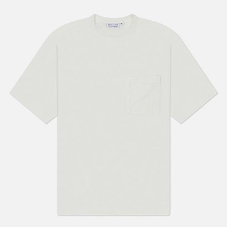 Мужская футболка  Permanent One Pocket Box Fit, цвет белый, размер S EASTLOGUE