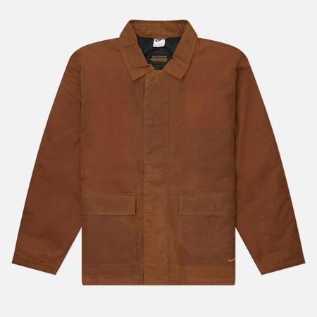 Мужская демисезонная куртка  Waxed Canvas Work, цвет коричневый, размер M Nike
