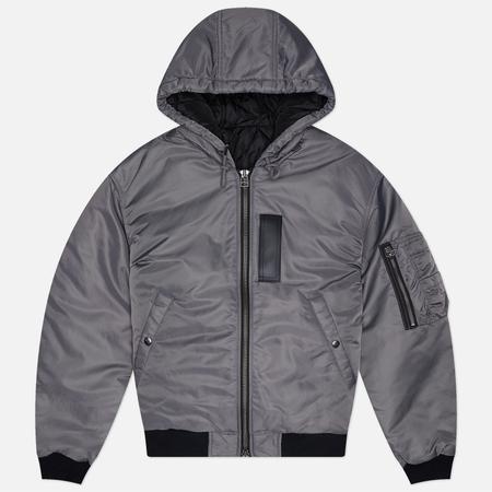 Мужская демисезонная куртка  Active MA-1 Hooded Parka, цвет серый, размер M FrizmWORKS