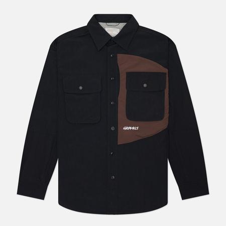 Мужская рубашка  Nylon Brentwood, цвет чёрный, размер M Gramicci