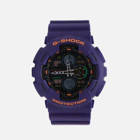 Наручные часы  G-SHOCK GA-140-6A, цвет фиолетовый Casio