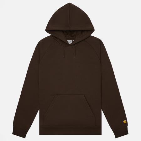 Мужская толстовка  Hooded Chase, цвет коричневый, размер S Carhartt WIP