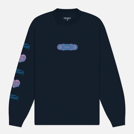 Мужской лонгслив  3 One 3, цвет синий, размер XS Carhartt WIP