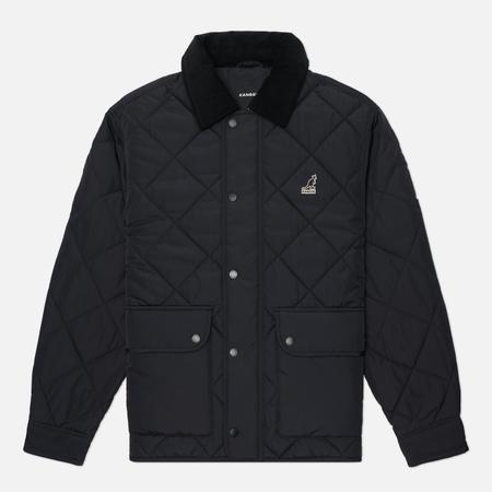 Мужская демисезонная куртка  Corduroy Collar Q, цвет чёрный, размер L KANGOL