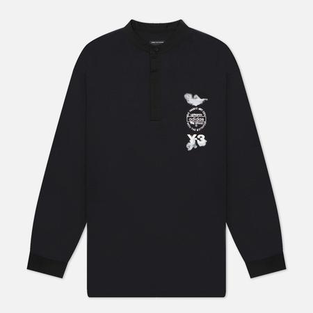 Мужской лонгслив  Graphic Stacked Logo Polo, цвет чёрный, размер M Y-3
