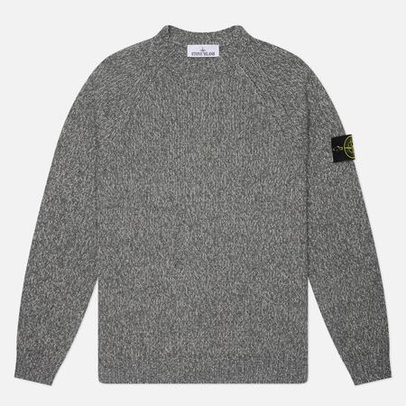 Мужской свитер  Fancy Yarn Mouline Wool, цвет серый, размер M Stone Island