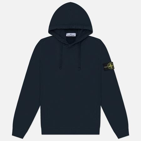 Мужская толстовка  Brushed Organic Cotton Fleece Regular Hoodie, цвет синий, размер L Stone Island