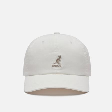 Кепка  Washed Baseball, цвет белый KANGOL