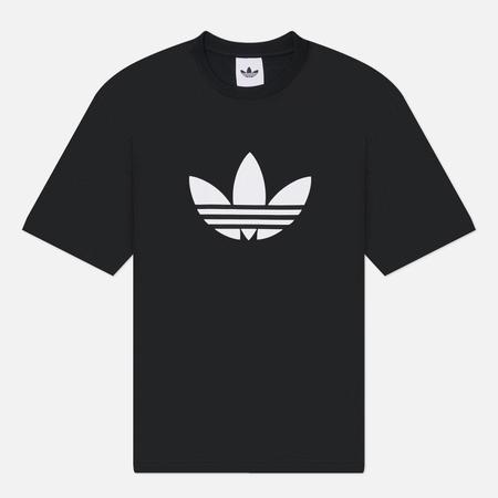 Мужская футболка  Originals Adicolor Trefoil, цвет чёрный, размер L Adidas