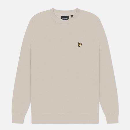 Мужской свитер  Cotton Crew Neck, цвет бежевый, размер XL Lyle & Scott
