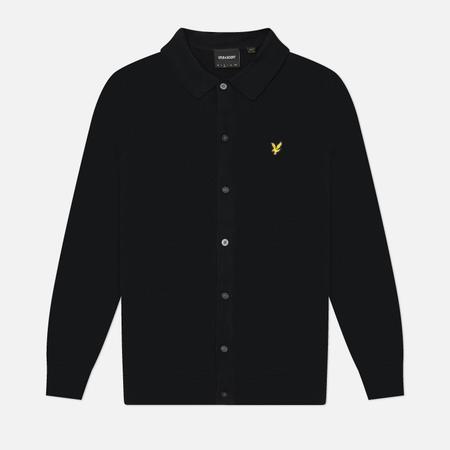 Мужской свитер  Cotton Knitted, цвет чёрный, размер XXL Lyle & Scott