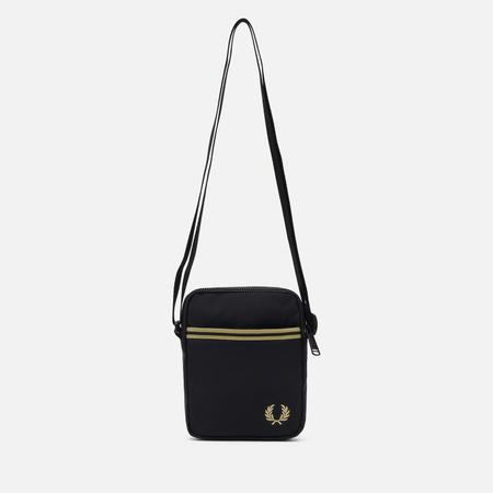 Сумка  Tipped Tape Small Side, цвет чёрный FRED PERRY