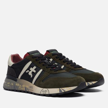 Мужские кроссовки  Lander 6905, цвет оливковый, размер 45 EU Premiata