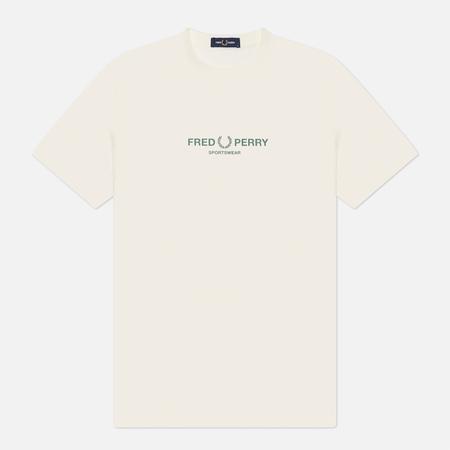 Мужская футболка   Sportswear, цвет белый, размер M FRED PERRY