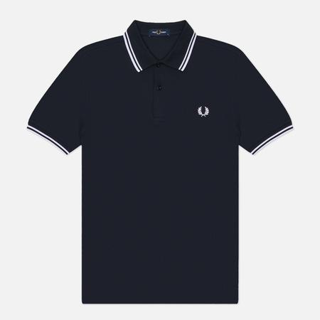 Мужское поло  M3600 Twin Tipped, цвет синий, размер XL FRED PERRY