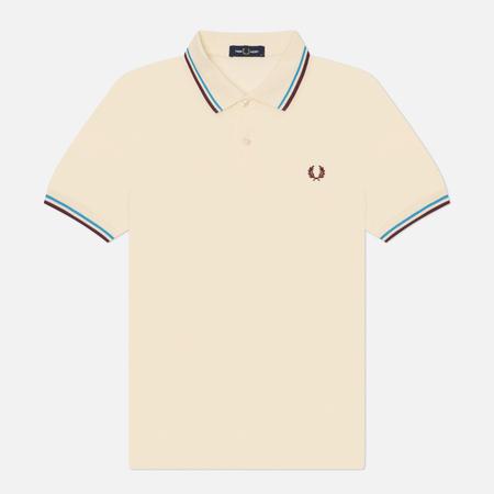 Мужское поло  M3600 Twin Tipped, цвет бежевый, размер L FRED PERRY