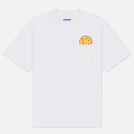 Мужская футболка  x Smiley Peek-A-Boo, цвет белый, размер L MARKET